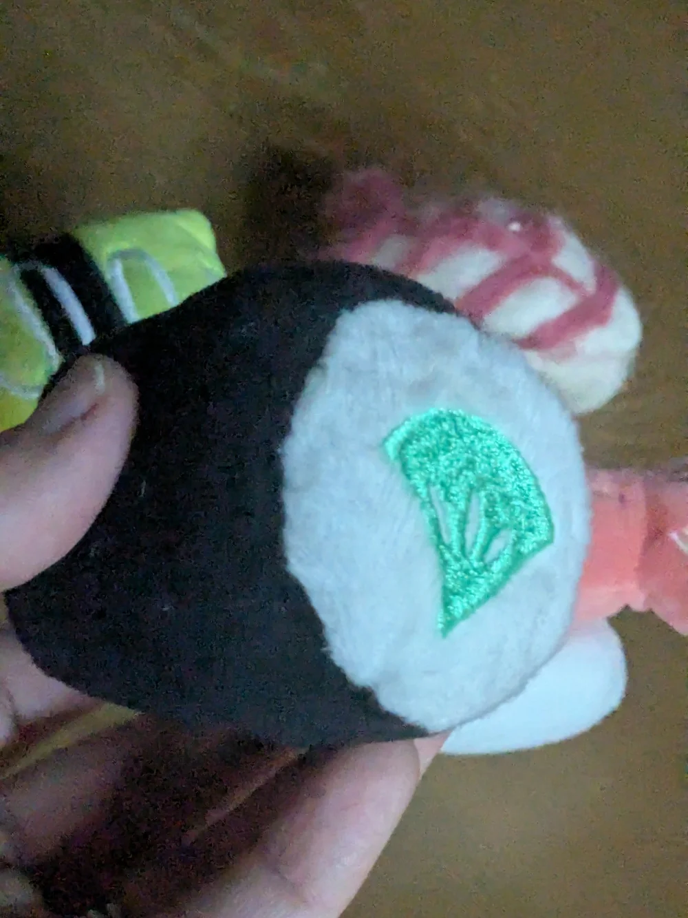 Source Unknown Plush Sushi Cat Toy Set - Pink, Yellow, Black, White
